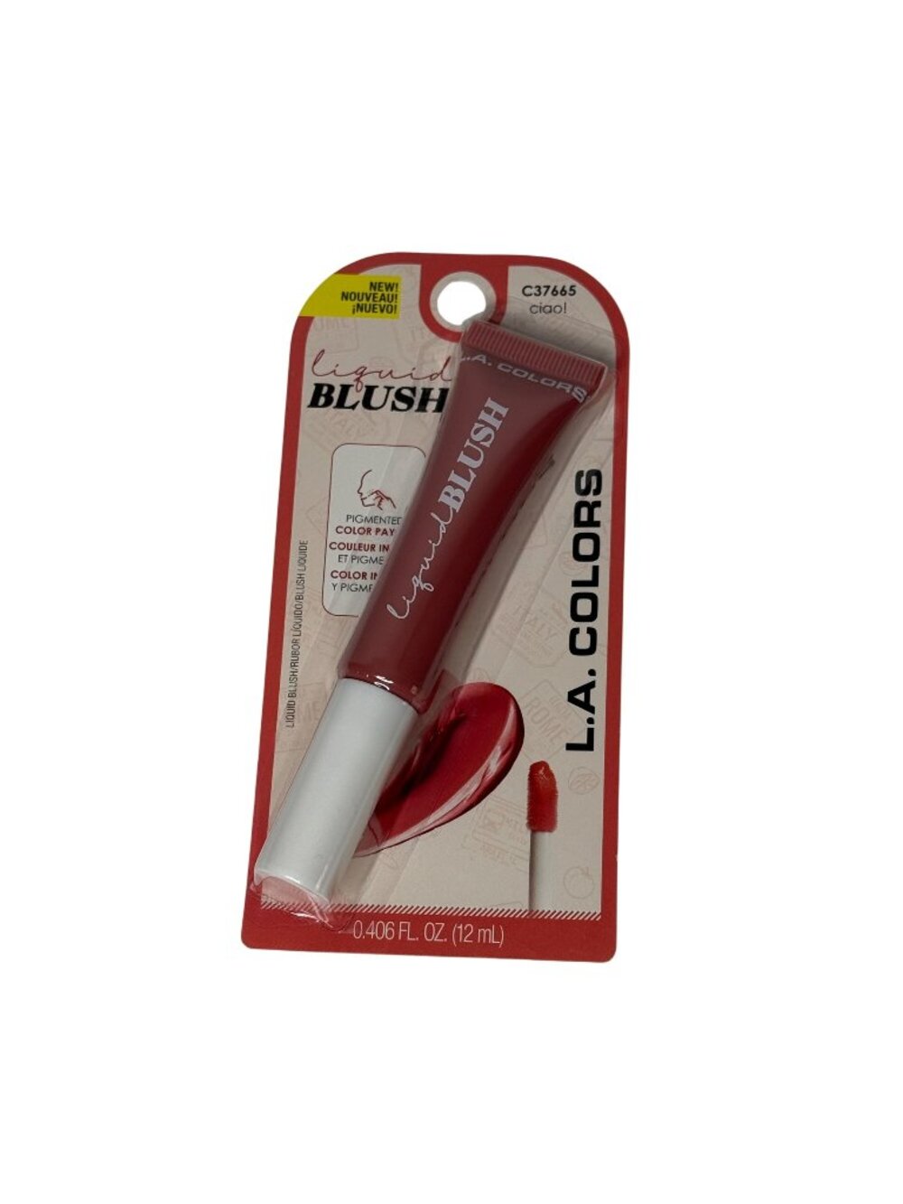 LA Colors Liquid Blush Ciao C37665 0.4 oz Pigmented Makeup New